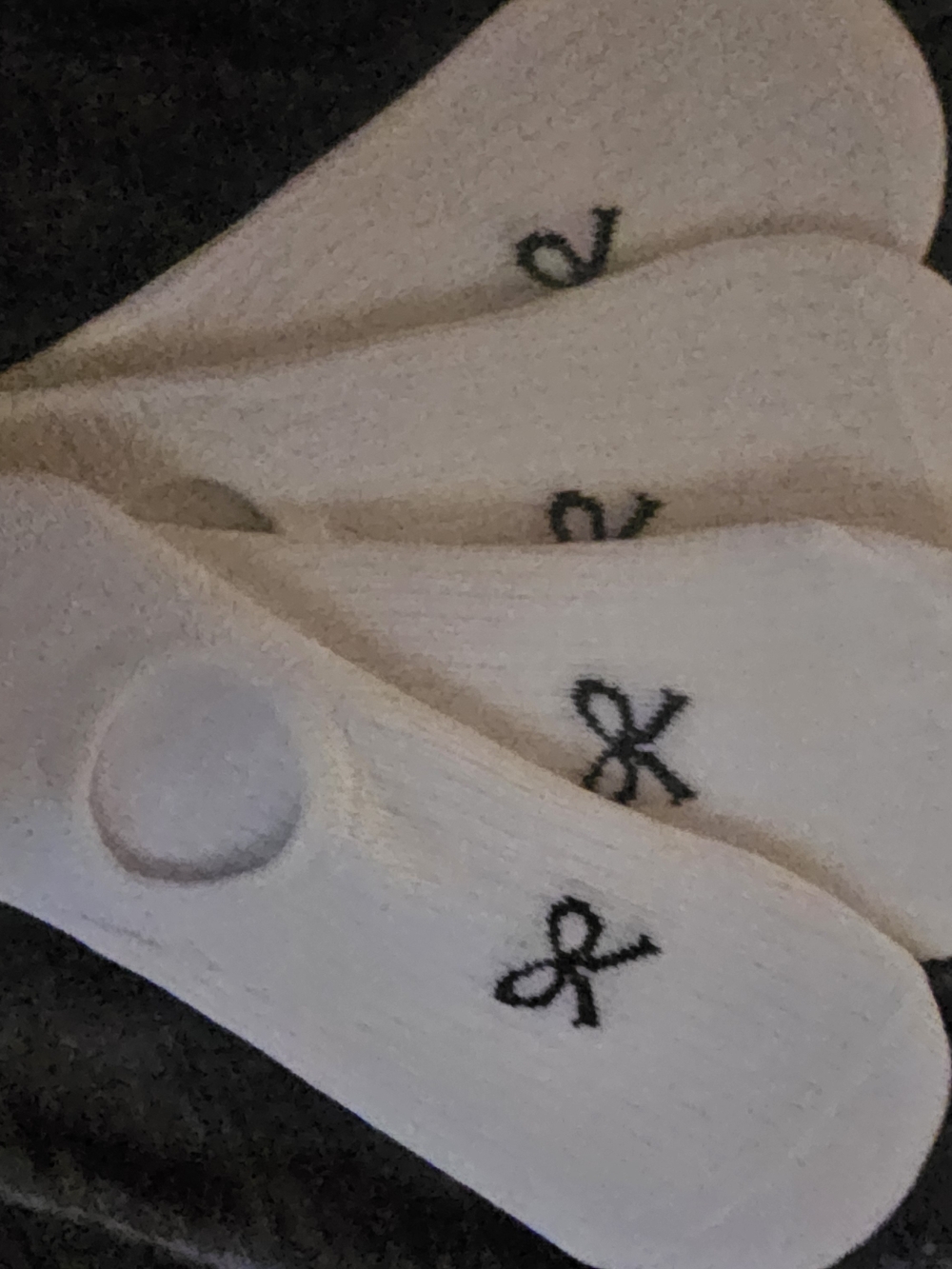 Women's White No-Show Liner Socks - Pack of 4